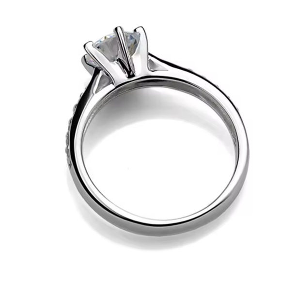 925 Sterling Silver Classic Ring for Women - Picture 5 of 6